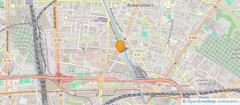 localisation de l'entreprise POUR MODE à AUBERVILLIERS