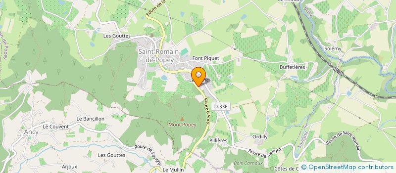 localisation de l'entreprise POUR MOI M'AIME  SAINT-ROMAIN-DE-POPEY