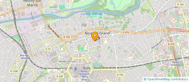 localisation de l'entreprise POUR NOISY 2026  NOISY-LE-GRAND