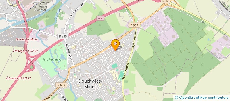 localisation de l'entreprise POUR NOS P'TITS NOYELLOIS à DOUCHY-LES-MINES