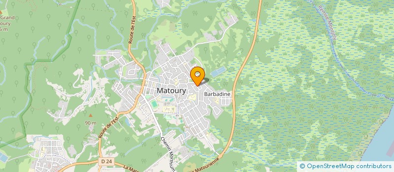 localisation de l'entreprise POUR NOTRE PLAISIR CSP à MATOURY