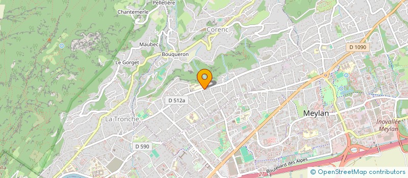 localisation de l'entreprise POUR NUTRITION ORIGINELLE INSTINCTIVE  CORENC