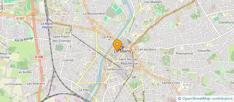 localisation de l'entreprise POUR PETITES&GRANDES CUILLERES  LE MANS