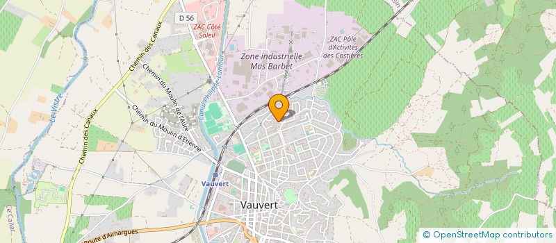 localisation de l'entreprise POUR QU'ILS GRANDISSENT à VAUVERT