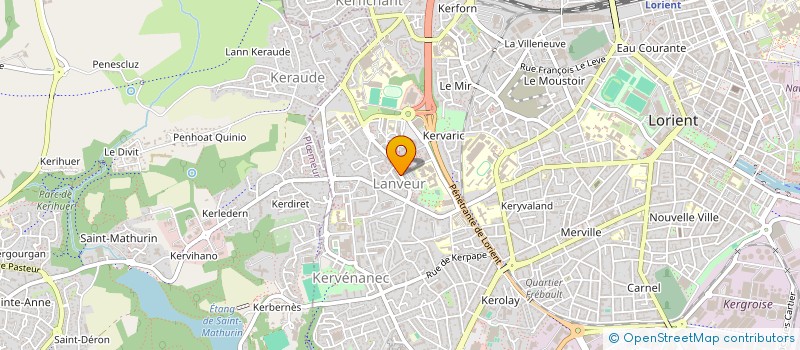 localisation de l'entreprise POUR QUE LA ROUE TOURNE  LORIENT