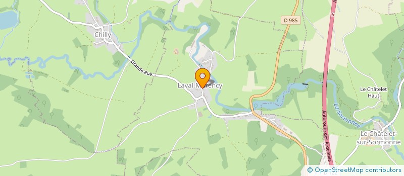 localisation de l'entreprise POUR QUE VIVE L'EGLISE SAINT-ETIENNE  LAVAL-MORENCY