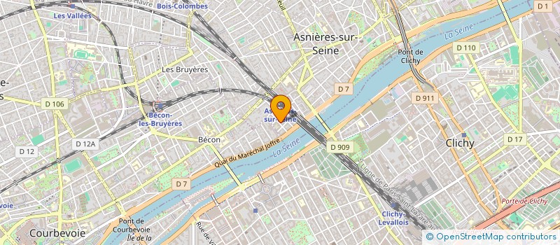 localisation de l'entreprise POUR QUE VIVE LA DEMOCRATIE A ASNIERES à ASNIERES-SUR-SEINE