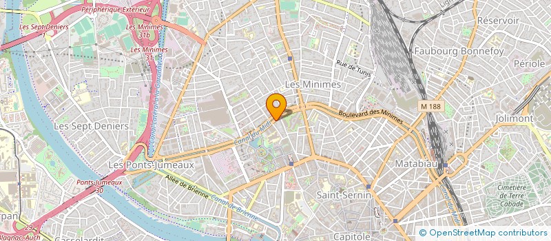localisation de l'entreprise POUR RECHERCHE INFORMAT SOCIALE MEDICALE à TOULOUSE
