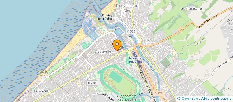 localisation de l'entreprise POUR SACHA à DEAUVILLE