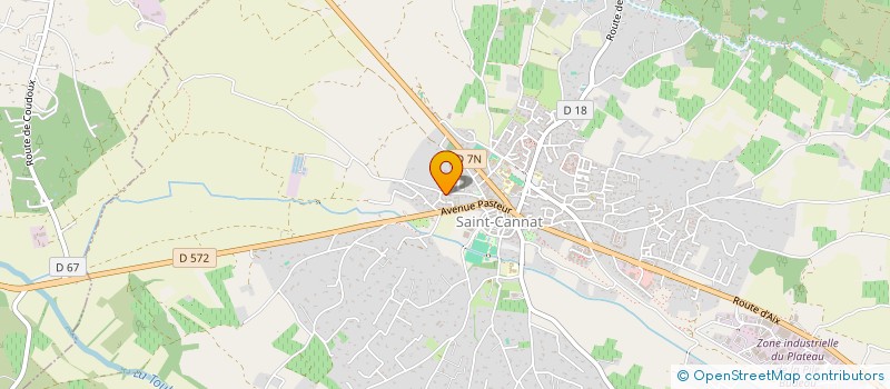 localisation de l'entreprise POUR SAINT CANNAT  SAINT-CANNAT