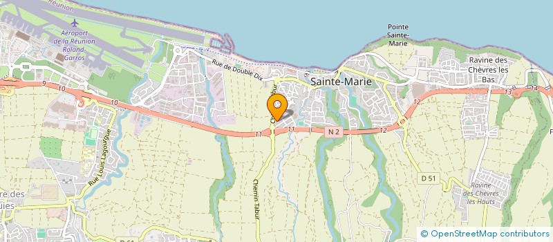 localisation de l'entreprise POUR SAINTE MARIE à SAINTE-MARIE