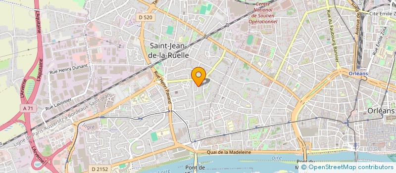 localisation de l'entreprise POUR SE RETROUVER à SAINT-JEAN-DE-LA-RUELLE