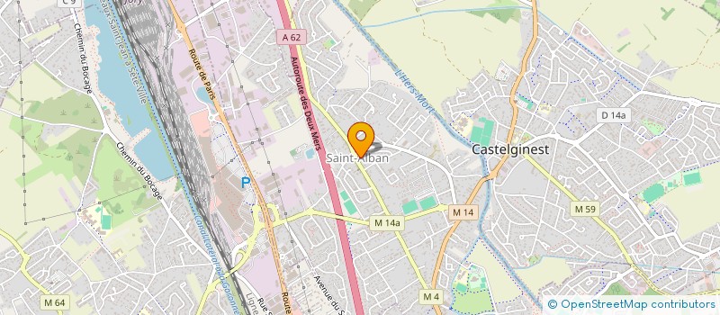 localisation de l'entreprise POUR SOI  ST ALBAN