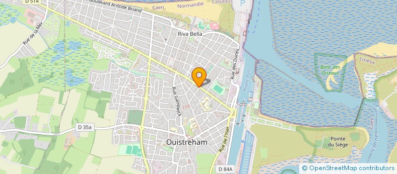 localisation de l'entreprise POUR TOIS DUBOSC  OUISTREHAM