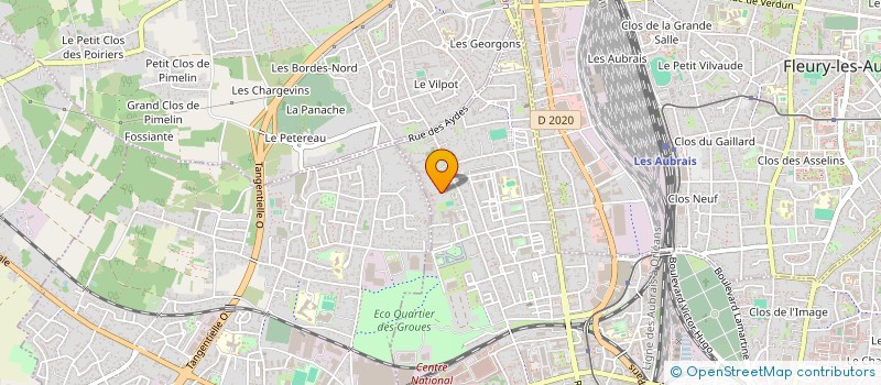 localisation de l'entreprise POUR TOUS à ORLEANS