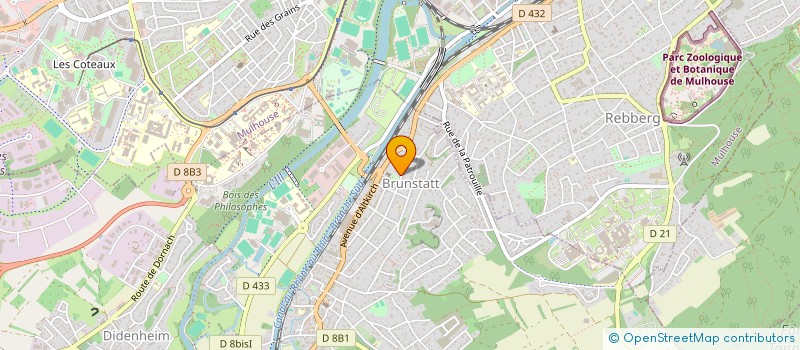 localisation de l'entreprise POUR TOUS à BRUNSTATT-DIDENHEIM