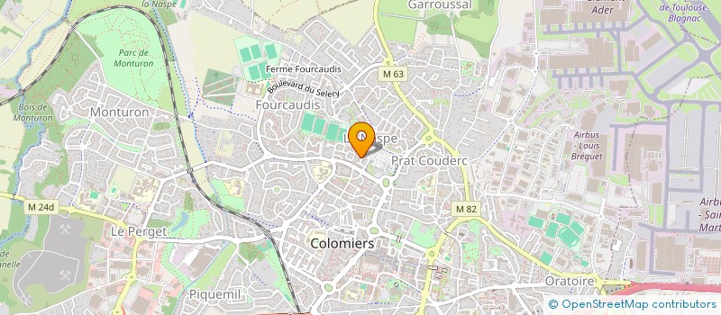 localisation de l'entreprise POUR UN AUTRE REGARD à COLOMIERS