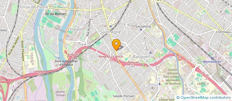 localisation de l'entreprise POUR UN AVENIR DURABLE EN OCCITANIE  TOULOUSE