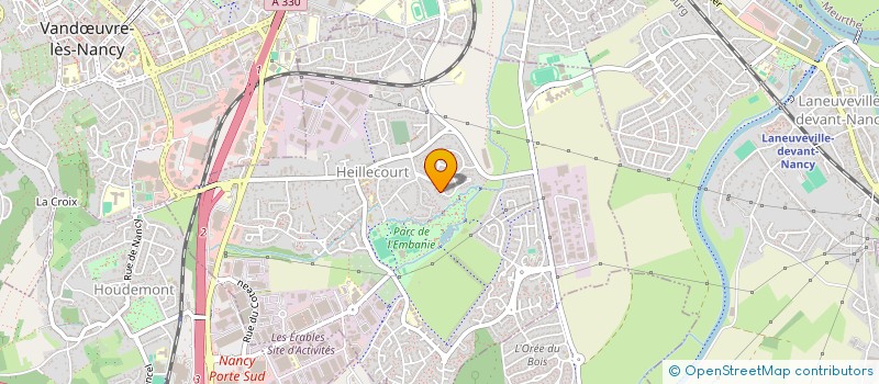 localisation de l'entreprise POUR UN AVENIR LIBRE à HEILLECOURT