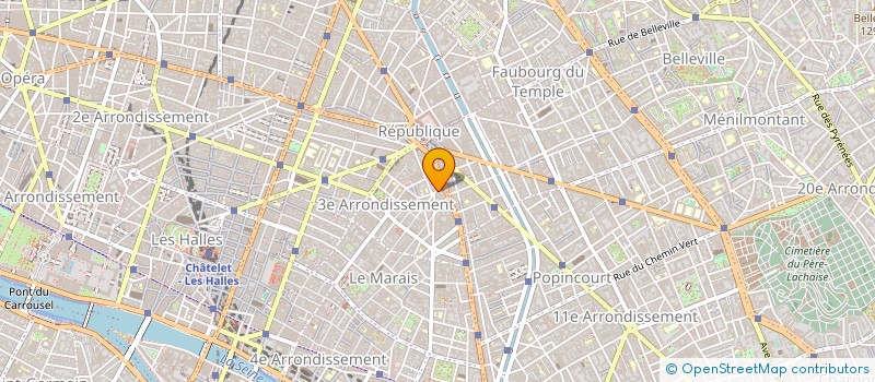 localisation de l'entreprise POUR UN BON MONDE (PUBM) à PARIS
