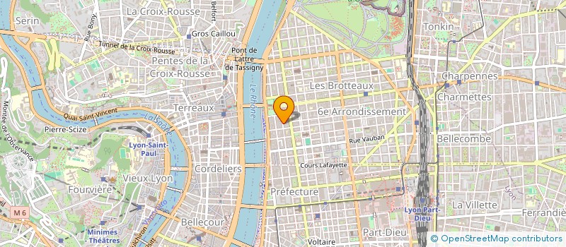 localisation de l'entreprise POUR UN HOMME NOUVEAU à LYON