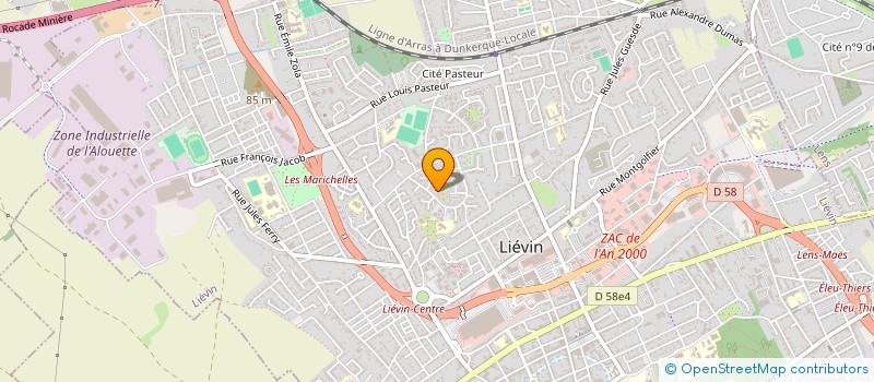 localisation de l'entreprise POUR UN LIEU AUTOGERE DANS LE BASSIN MINIER DU PAS-DE-CALAIS à LIEVIN