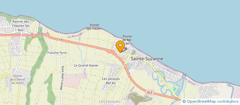 localisation de l'entreprise POUR UN MEILLEUR AVENIR à SAINTE-SUZANNE