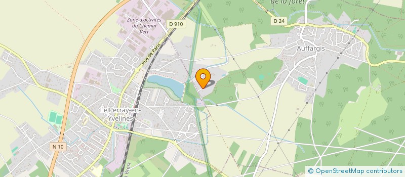 localisation de l'entreprise POUR UN MIEUX ETRE  AUFFARGIS