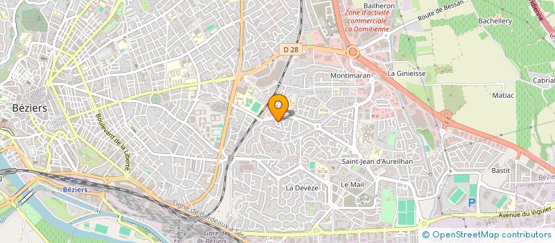 localisation de l'entreprise POUR UN MONDE DE PAIX à BEZIERS
