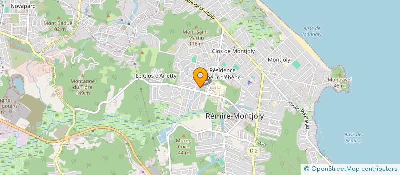 localisation de l'entreprise POUR UN MONDE EN HARMONIE à REMIRE-MONTJOLY