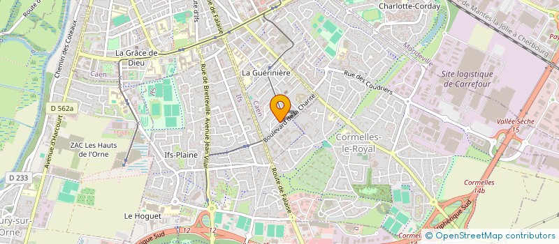 localisation de l'entreprise POUR UN NOUVEAU DEPART, UNE NOUVELLE CHANCE à CAEN