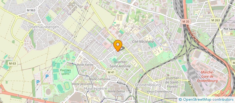 localisation de l'entreprise POUR UN RENOUVELLEMENT ENERGETIQUE à STRASBOURG