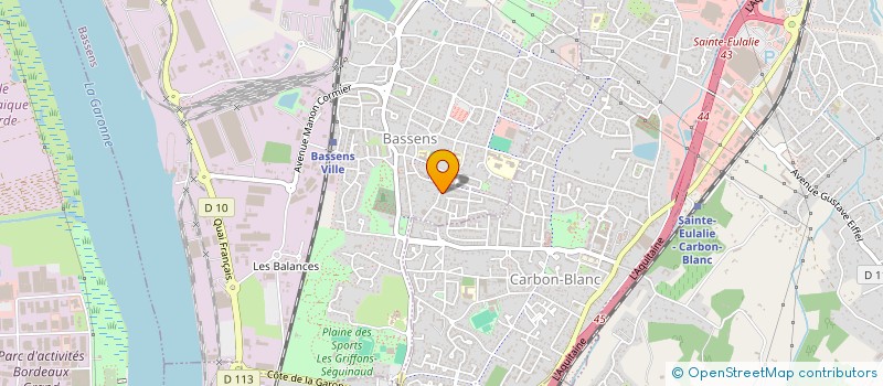 localisation de l'entreprise POUR UN SECOND SOUFFLE à BASSENS