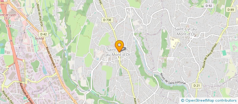 localisation de l'entreprise POUR UN SOURIRE D'ENFANT AIN-RHONE-ISERE à SAINT-DIDIER-AU-MONT-D'OR