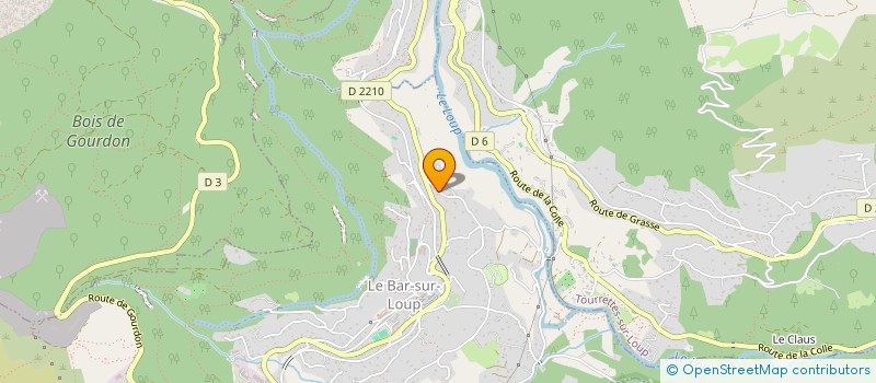 localisation de l'entreprise POUR UN SOURIRE DE CELINE à LE BAR-SUR-LOUP