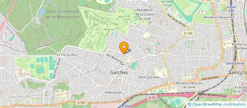 localisation de l'entreprise POUR UN ZEBU à GARCHES