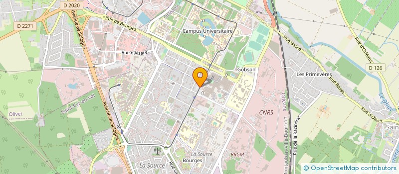 localisation de l'entreprise POUR UNE ECONOMIE SOLIDAIRE à ORLEANS