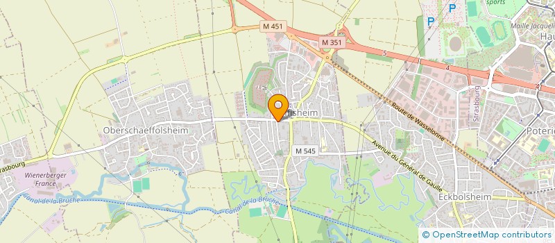 localisation de l'entreprise POUR UNE EDUCATION PERMACULTURELLE  WOLFISHEIM