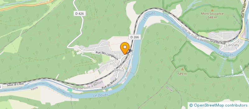 localisation de l'entreprise POUR UNE MEILLEURE VIE  DELUZ