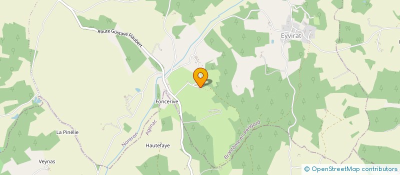 localisation de l'entreprise POUR UNE MOBILITE REALISEE  BRANTOME EN PERIGORD