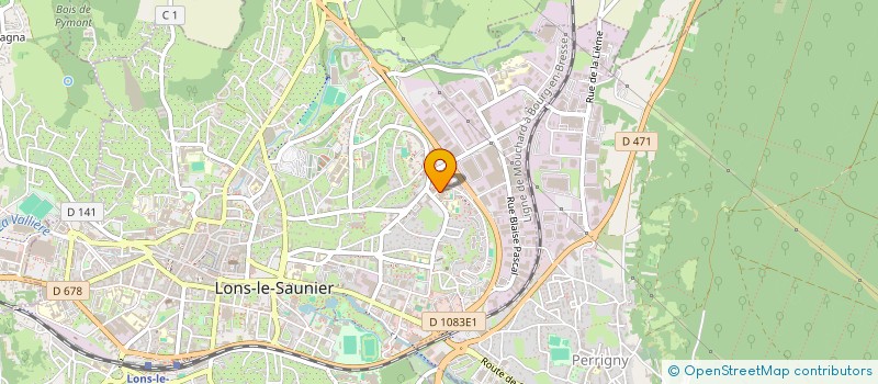 localisation de l'entreprise POUR UNE SECURITE SOCIALE DE L'ALIMENTATION LEDONIENNE  LONS-LE-SAUNIER