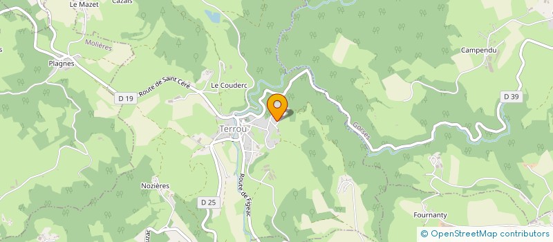 localisation de l'entreprise POUR VOIR CLAIRE à LE BOURG