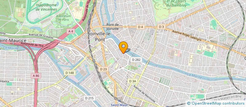 localisation de l'entreprise POUR VOS EVENEMENTS PVE  JOINVILLE-LE-PONT