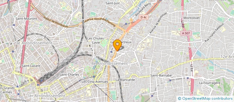 localisation de l'entreprise POUR VOTRE CONFIANCE à MARSEILLE