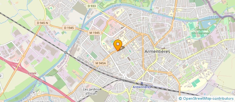 localisation de l'entreprise POUR VOTRE CONFORT à ARMENTIERES