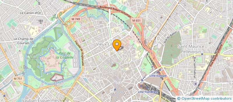 localisation de l'entreprise POUR VOTRE CONFORT à LILLE