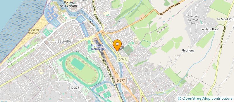 localisation de l'entreprise POUR VOUS LES JEUNES  TROUVILLE-SUR-MER