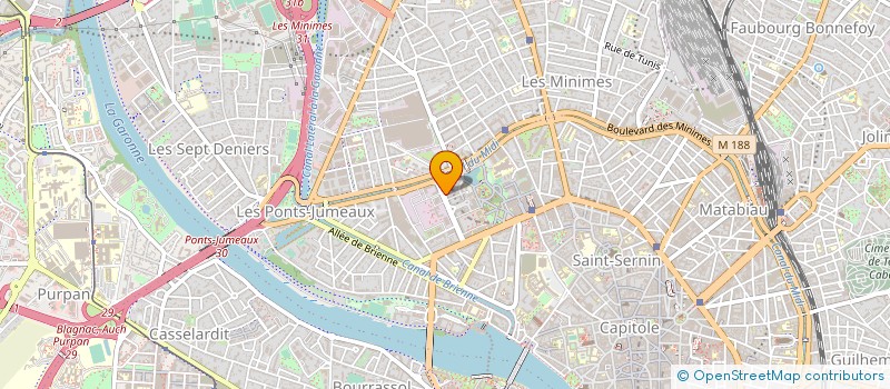 localisation de l'entreprise POUR VOUS PARTICULIERS à TOULOUSE