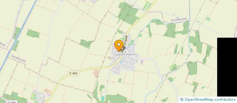 localisation de l'entreprise POUR VOUS SERVIR  SAASENHEIM