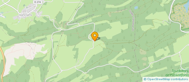 localisation de l'entreprise POURCELOT MAXIME  LES PREMIERS SAPINS